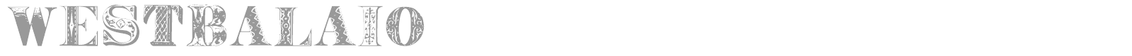 West Balaio font preview