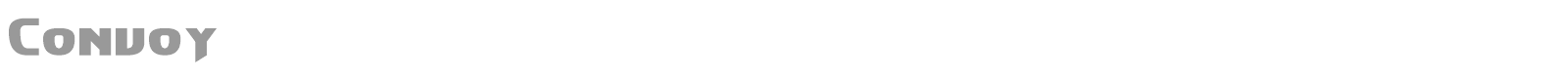 Convoy font preview
