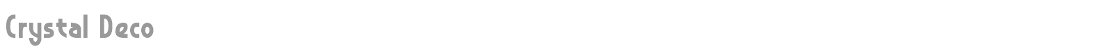Crystal Deco font preview