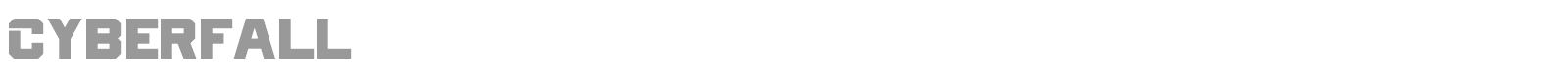 Cyberfall font preview