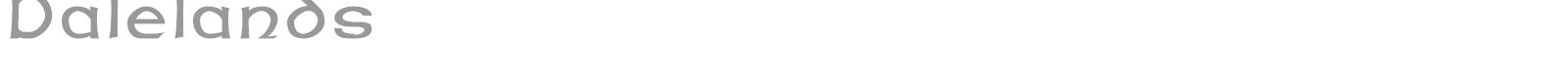 Dalelands font preview