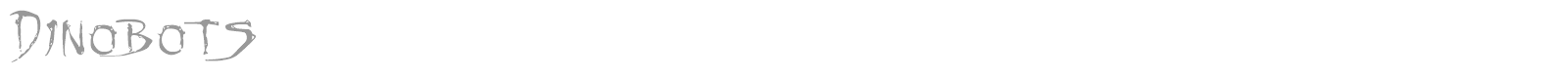 Dinobots font preview