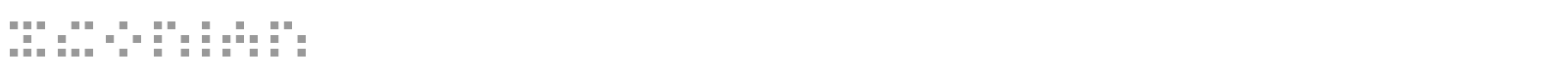 Iconian Bitmap font preview