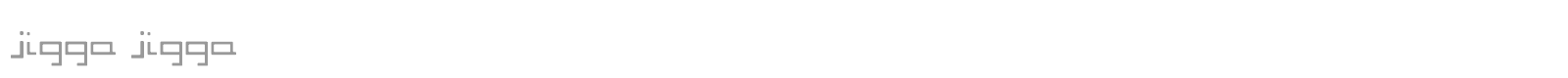 Jigga Jigga font preview