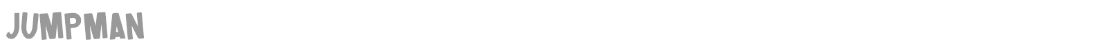 Jumpman font preview