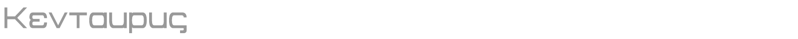Kentaurus font preview