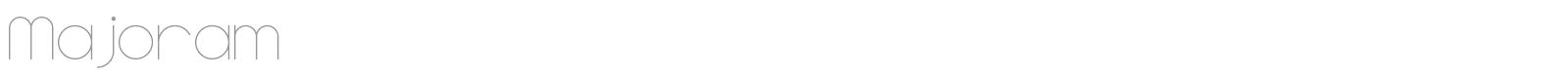 Majoram font preview