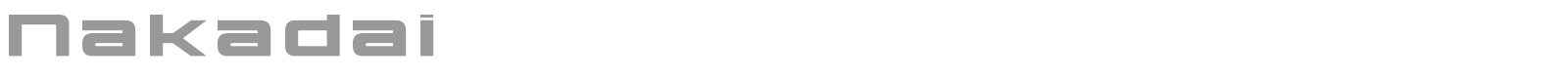 Nakadai font preview