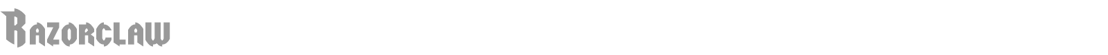 Razorclaw font preview