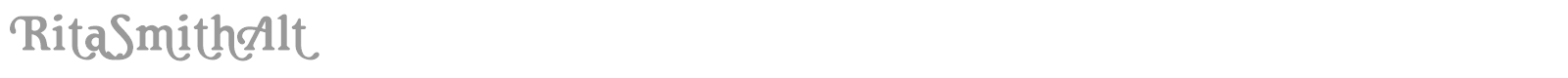 Rita Smith font preview
