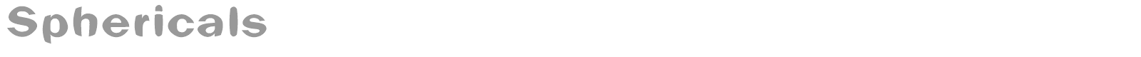 Sphericals font preview