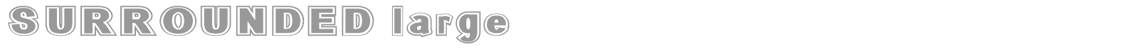 Surrounded font preview