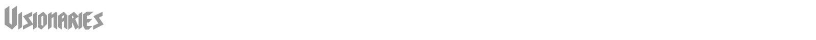 Visionaries font preview