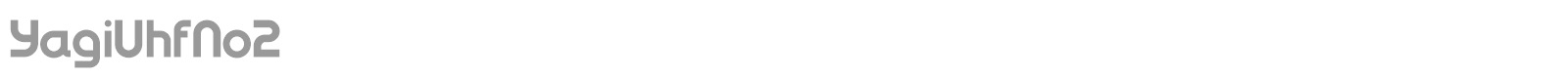 Yagiuhf No 2 font preview