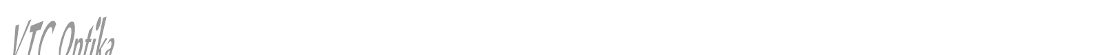 VTC Optika font preview