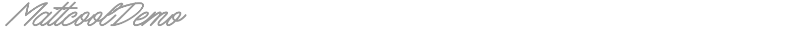 Mattcool font preview