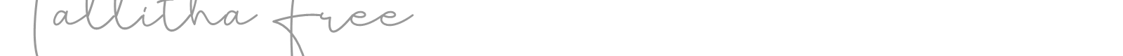 Tallitha font preview