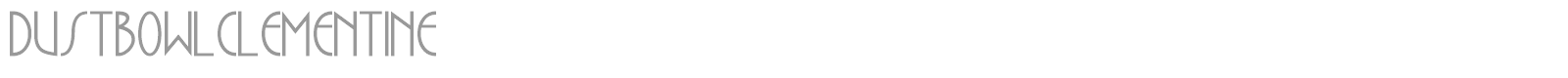 DustbowlClementine font preview