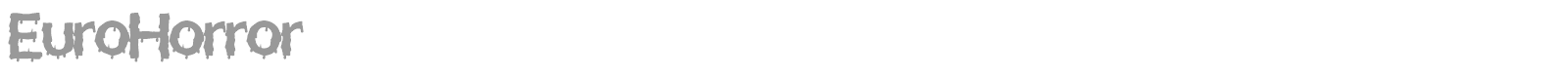 Font Euro Horror
