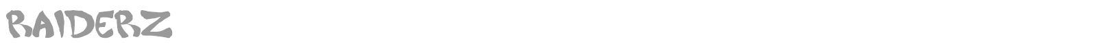 Raiderz font preview