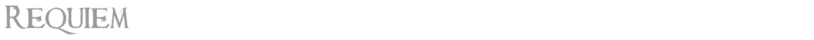 Requiem font preview