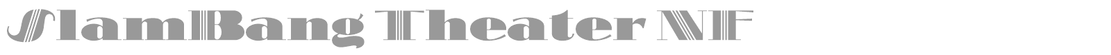 SlamBang Theater NF font preview