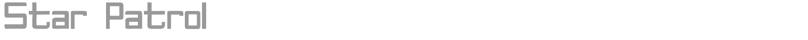Star Patrol font preview