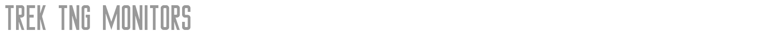 Trek TNG Monitors font preview
