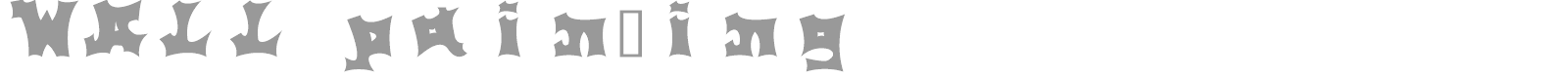 WALL pain font preview