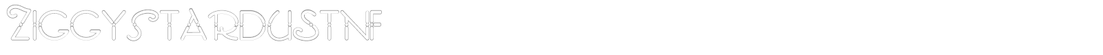 ZiggyStardustNF font preview