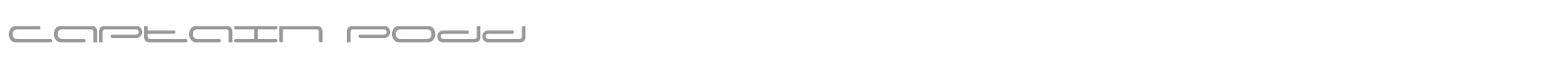 Captain Podd font preview