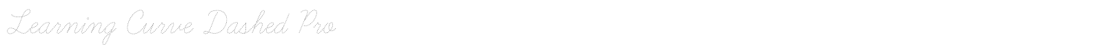 Learning Curve font preview