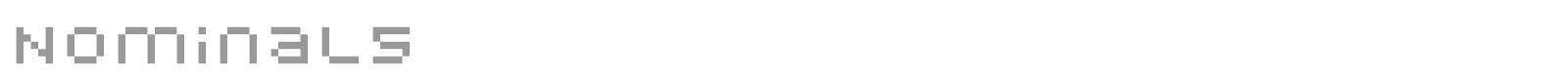 Nominal 5 font preview