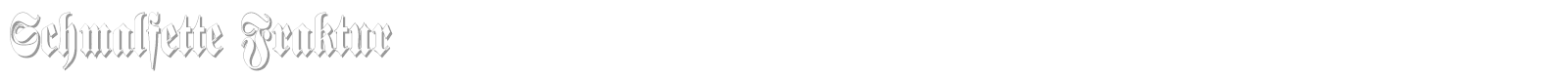Schmalfette Fraktur font preview