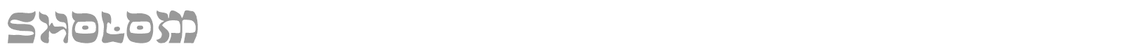 Sholom font preview