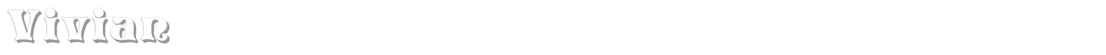 Vivian font preview