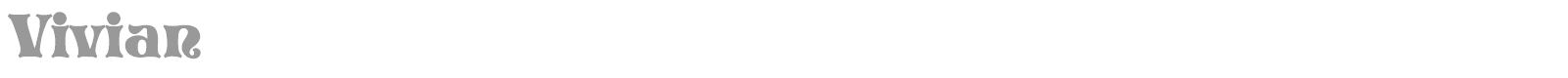 Vivian font preview