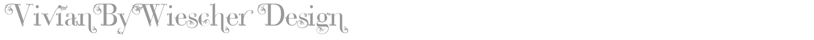 Vivian font preview