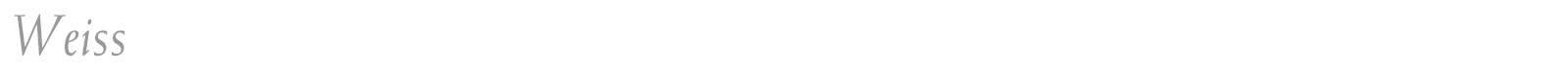 Weiss font preview