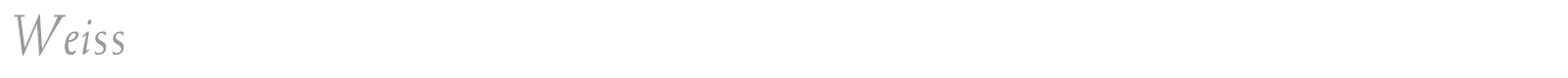 Weiss font preview