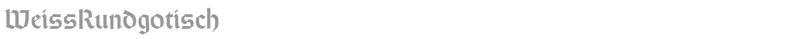 Weiss font preview