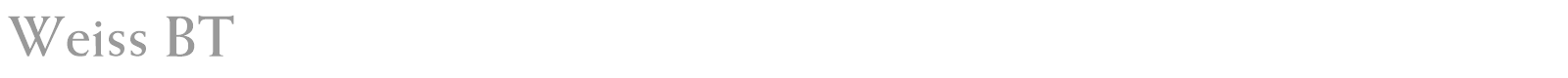 Weiss font preview