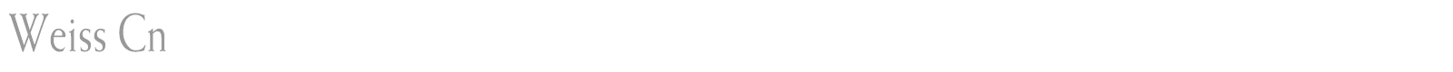 Weiss font preview