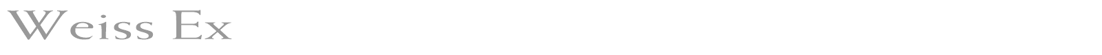 Weiss font preview