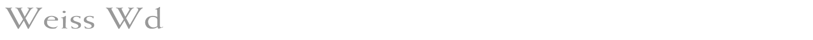 Weiss font preview