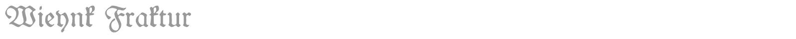 Wieynk Fraktur font preview