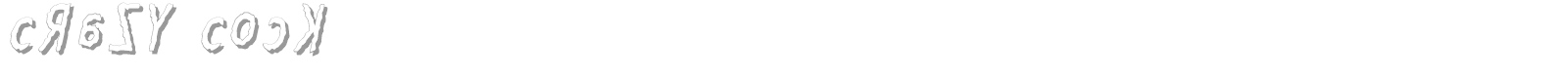 Crazy Kock font preview
