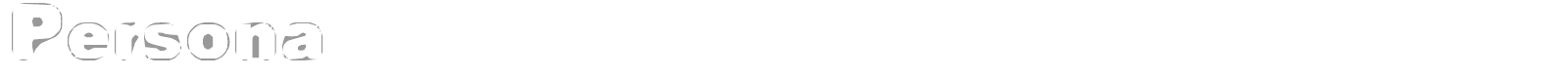 Persona font preview