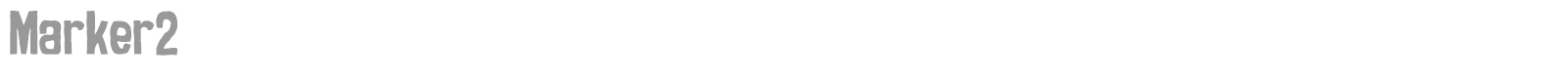 Marker2 font preview