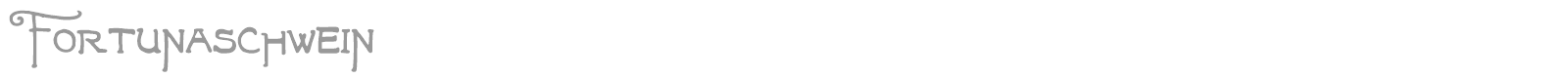 Fortunaschwein font preview